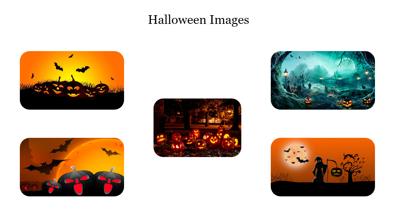 Stunning Halloween Images Free Presentation PPT Slides